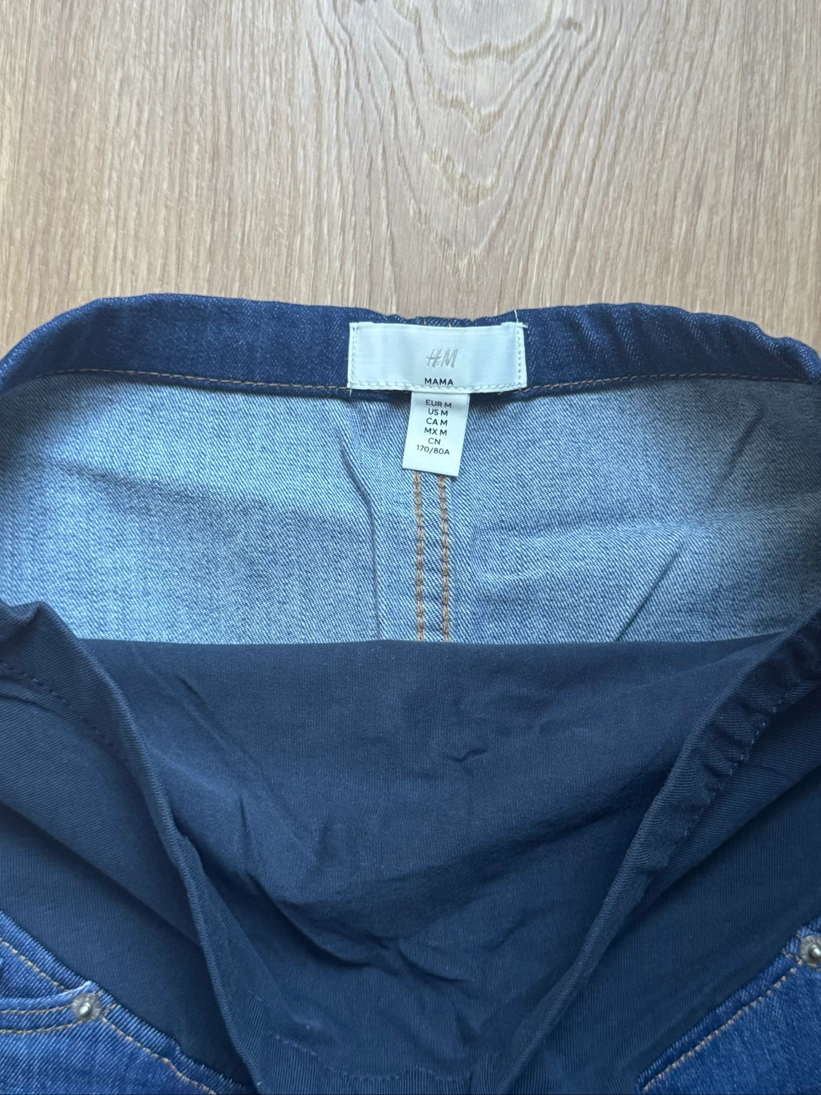 Calças jeans pré-mamá | H&M Mama | Tamanho M – photo 4